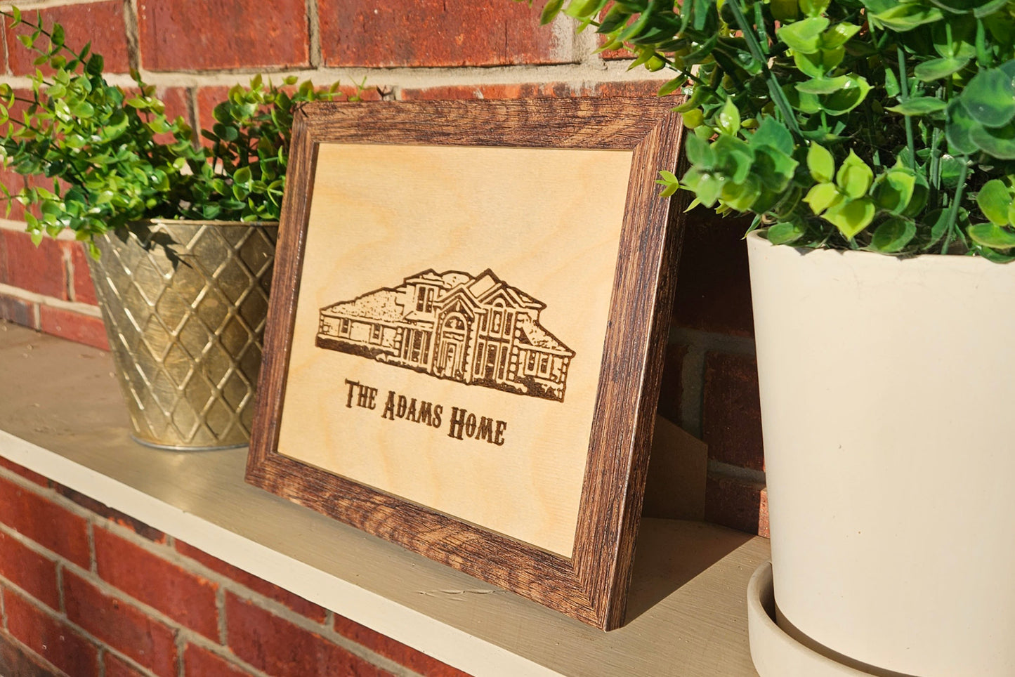 Closing Table Victory: Custom Engraved Home Portrait